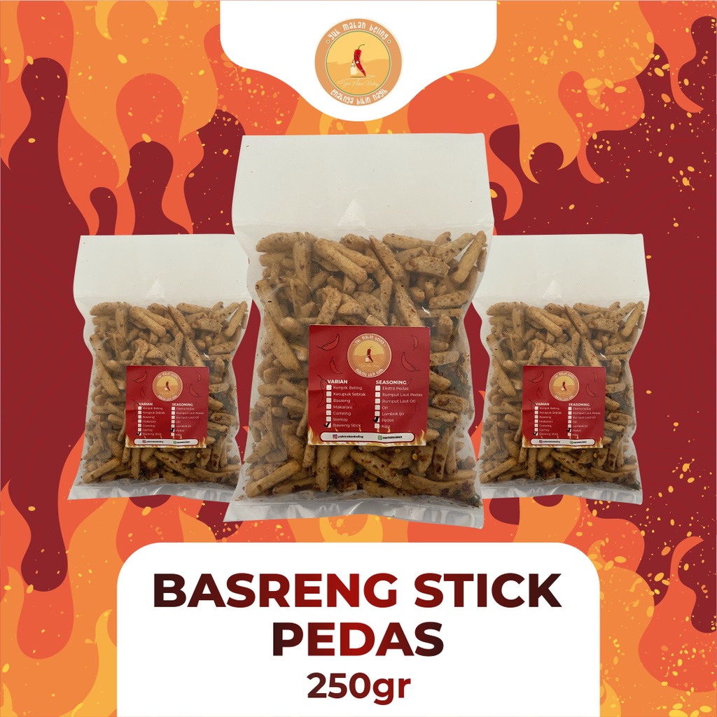 Basreng Stick daun jeruk / BASRENG VIRALl 250gr