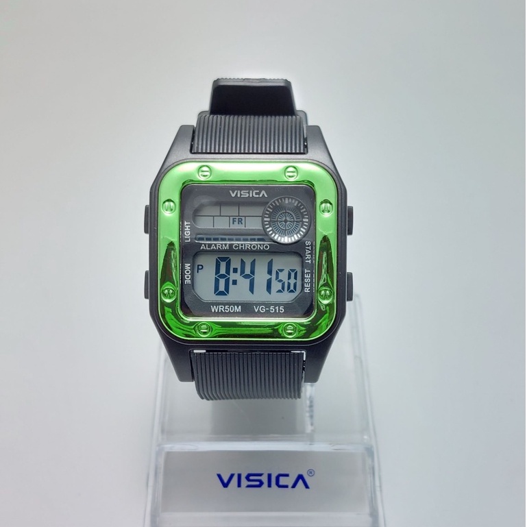 JAM TANGAN DIGITAL PRIA KASUAL SPORTY PREMIUM RUBBER ANTI AIR VG-515