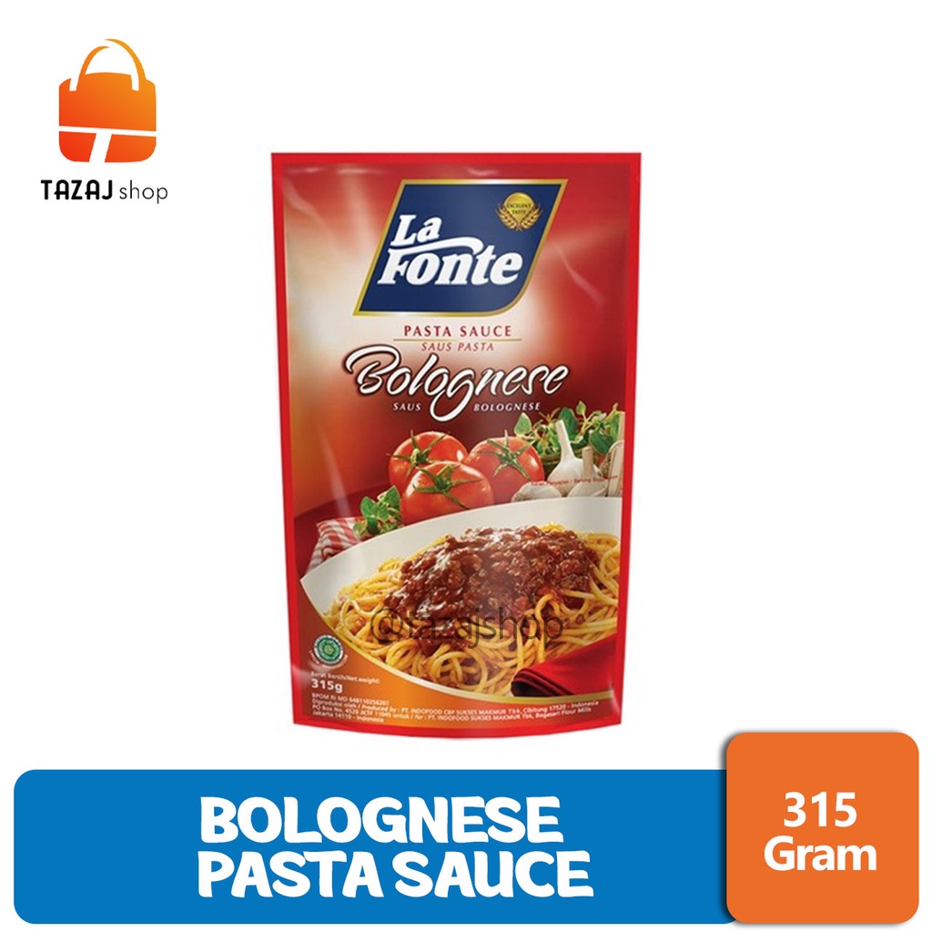 

La Fonte Saos Pasta Bolognese 315gr - Rasa Sapi