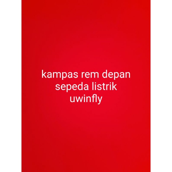 kampas rem depan sepeda listrik uwinfly