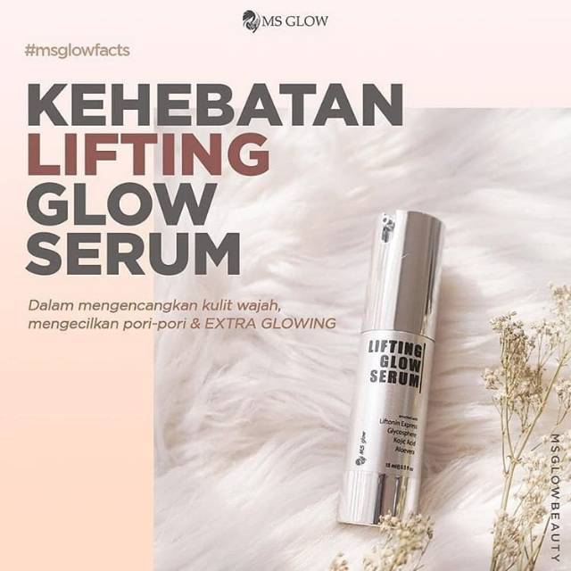 MS GLOW LIFTING GLOW SERUM MS GLOW 100% ORIGINAL reseller resmi karawang