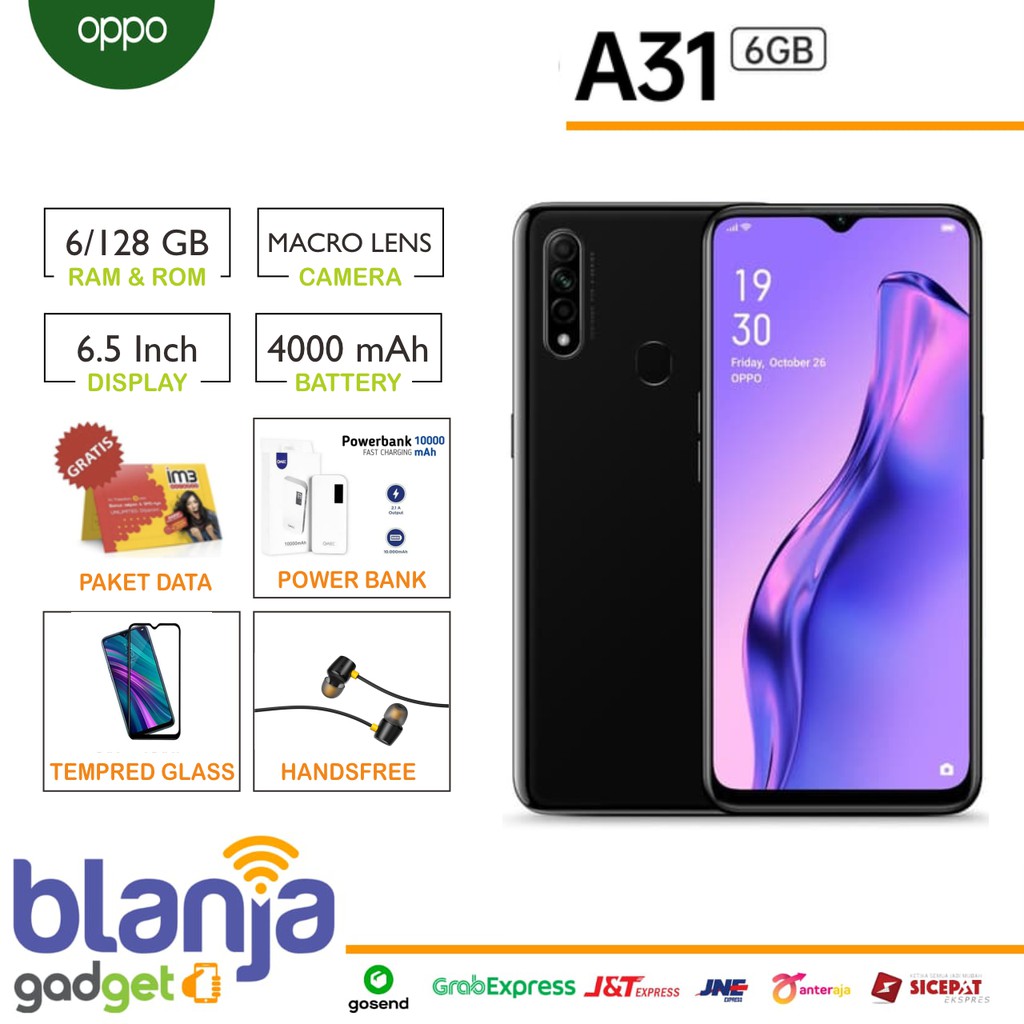 OPPO A31 6/128 GB RAM 6GB INTERNAL 128GB GARANSI RESMI 1