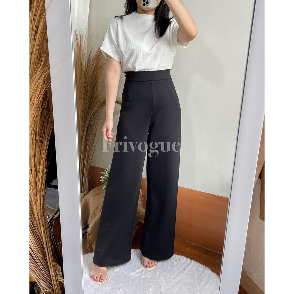 Zoey Culotte Pants | BACK ZIPPER