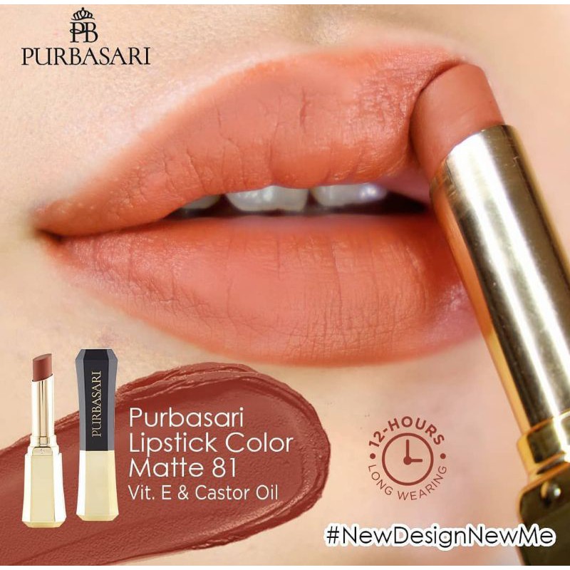 Purbasari lipstik color matte 81(New)