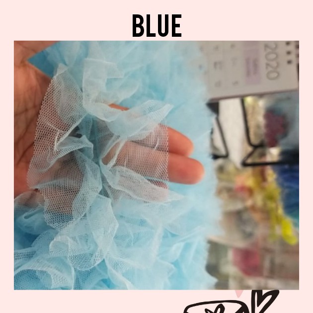 10 YARD - 9.5 CM RENDA TULE