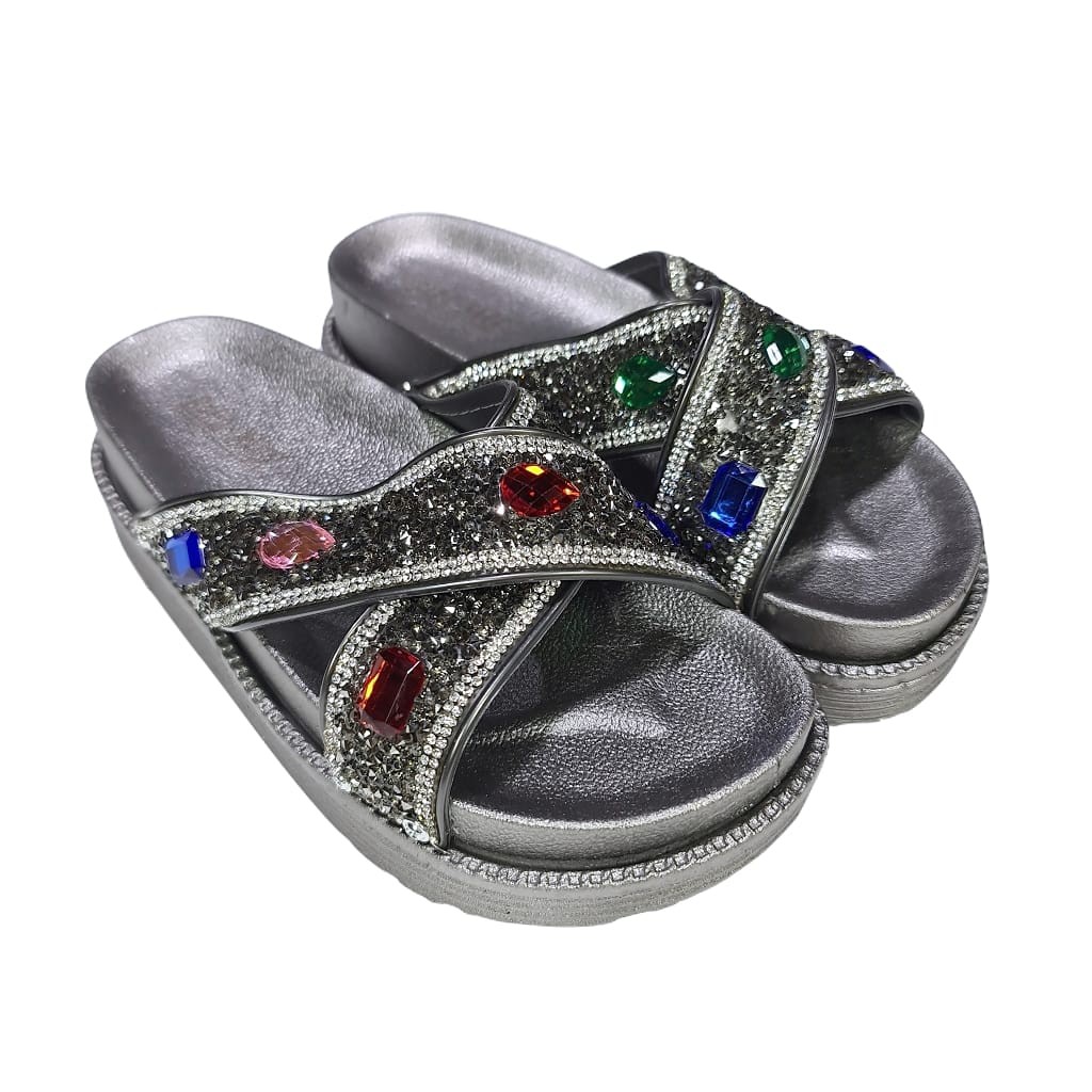 jelly sandal cewek wedges barabara sendal karet import wanita bara bara BBJ28SLG5W