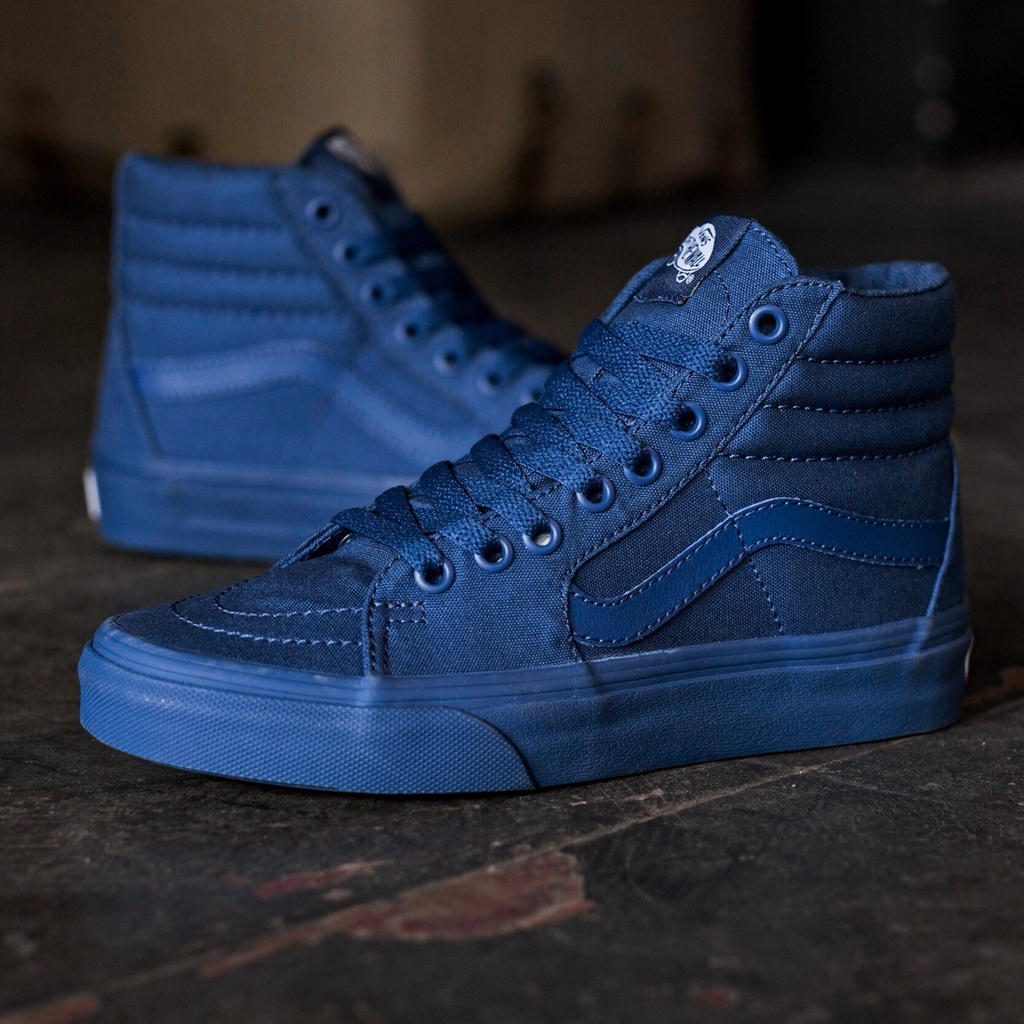 SK8-HI BLUE/MONO CLASSIC ORIGINAL 100%