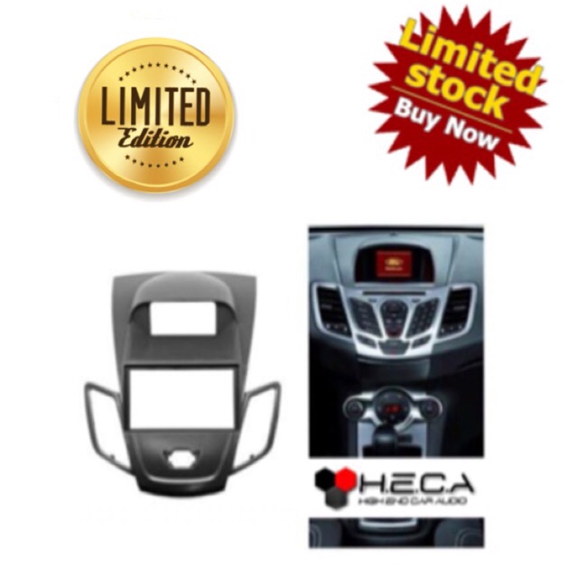 Frame Oem-Fit Double din Tape Mobil Audio FORD FIESTA 2011