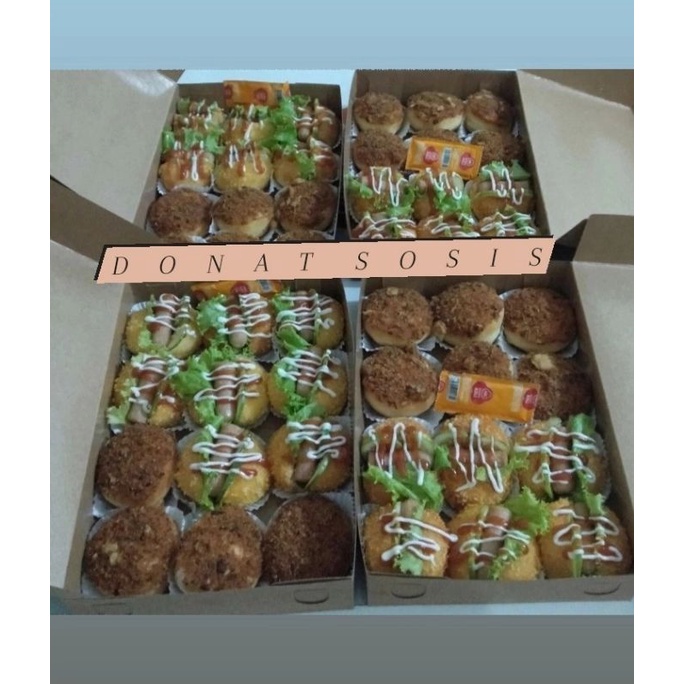 

Donat Pizza Mini/Donat Sosis Mini/Donat Abon Mini/Donat mix