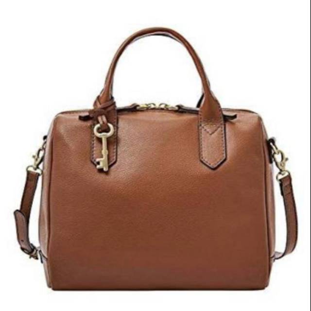 Fossil Fiona Satchel Brown