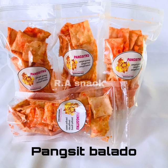 

Pangsit balado kemasan 50 gram