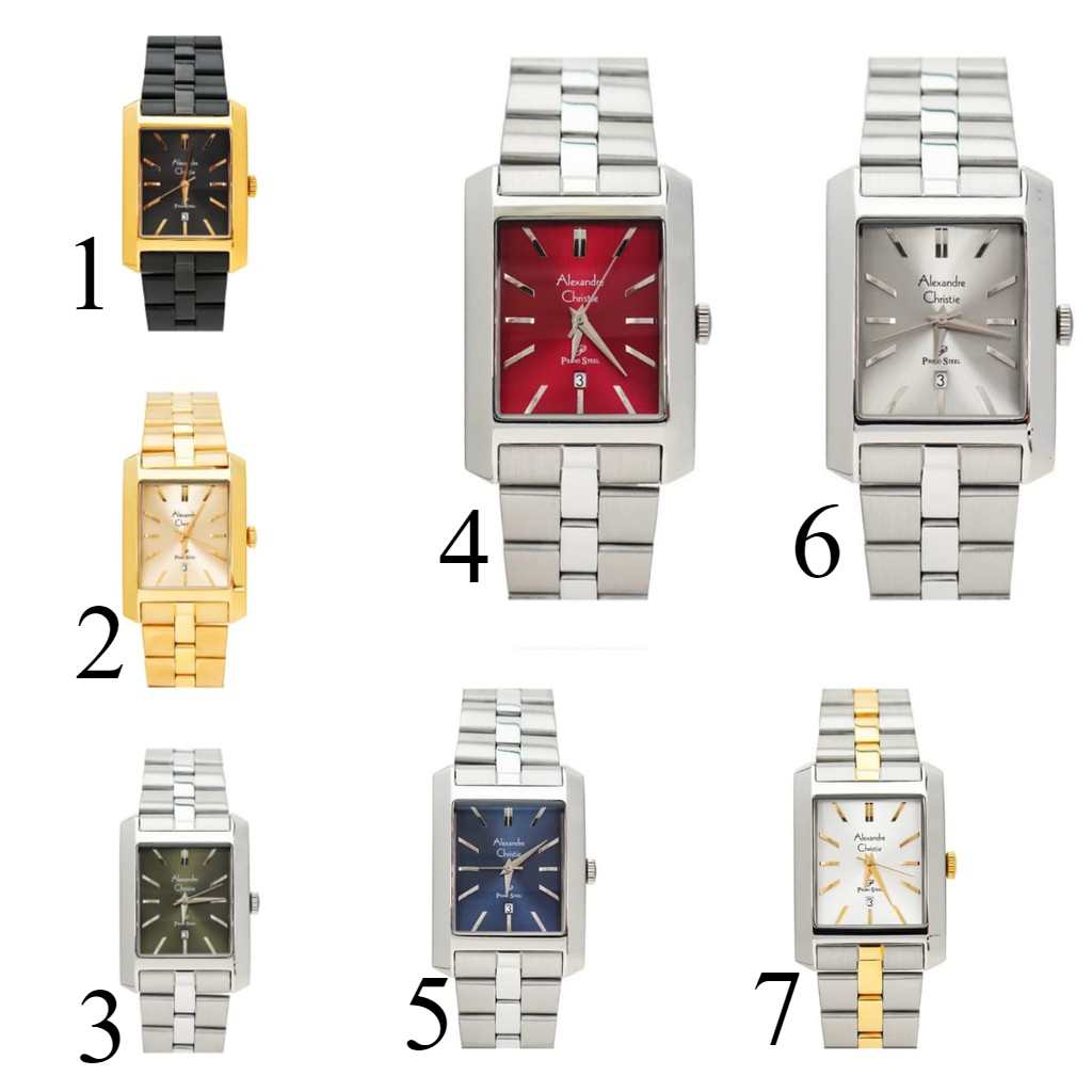 Alexandre Christie AC1022MD AC1022 AC 1022 Pria Wanita Unisex Original Stainless Steel