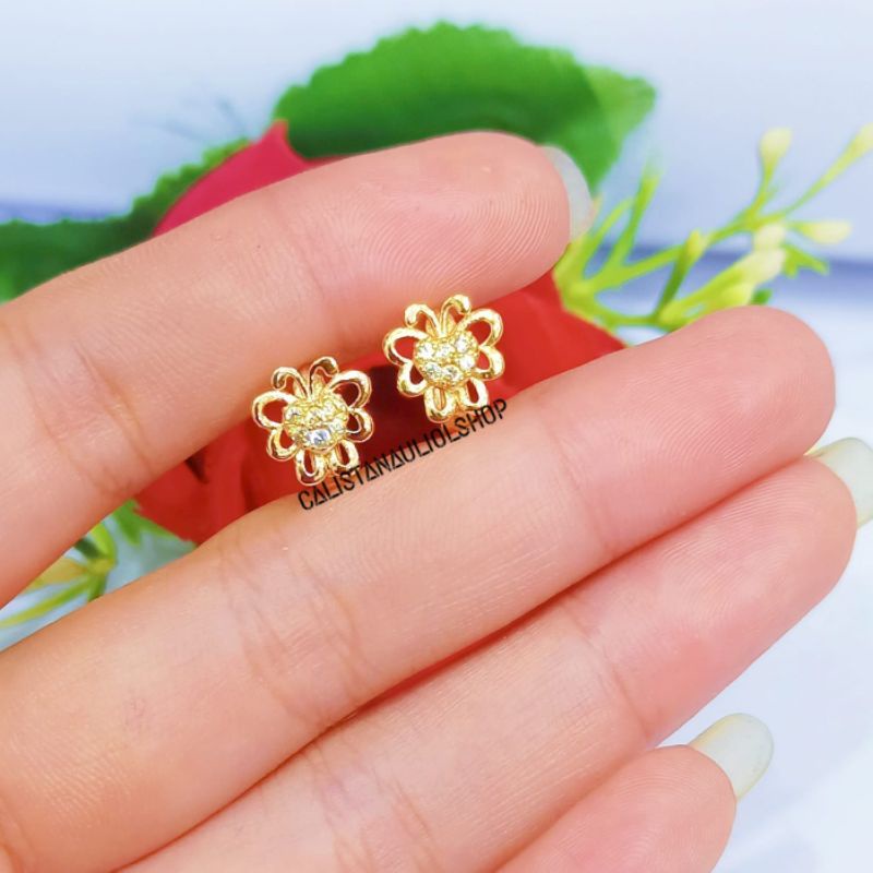 ANTING CLIP/JEPIT ANAK-ANAK CS7151P  PERHIASAN EMAS KOREA ANTI KARAT