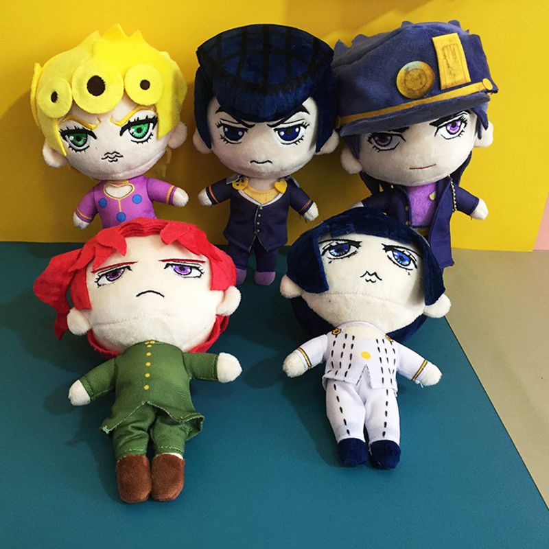 20CM Mainan JoJo's Bizarre Adventure Golden Wind Plush Doll Stardust Crusaders Dio Brando Boneka