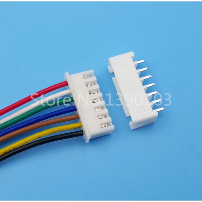 7Pin Single End JST XH Pitch 2.54mm 15cm 24AWG Wire To Board Connector Baterai lipo 6S 7P 7 Pin