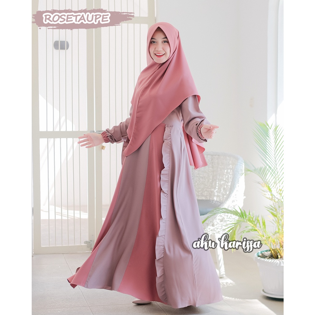 baju gamis wanita dress muslim terbaru Gamis Syari Alfiah ORI Aku Karissa Alfiah Syari ORI Gamis baj