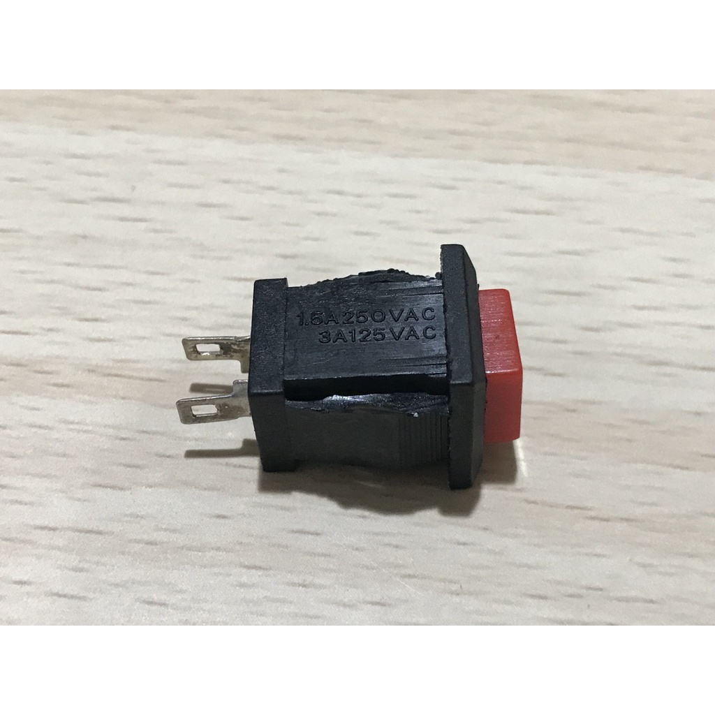 SWITCH PUSH BUTTON SAKLAR ON 2 PIN KOTAK 3A 125V 1.5A 250V DS-431