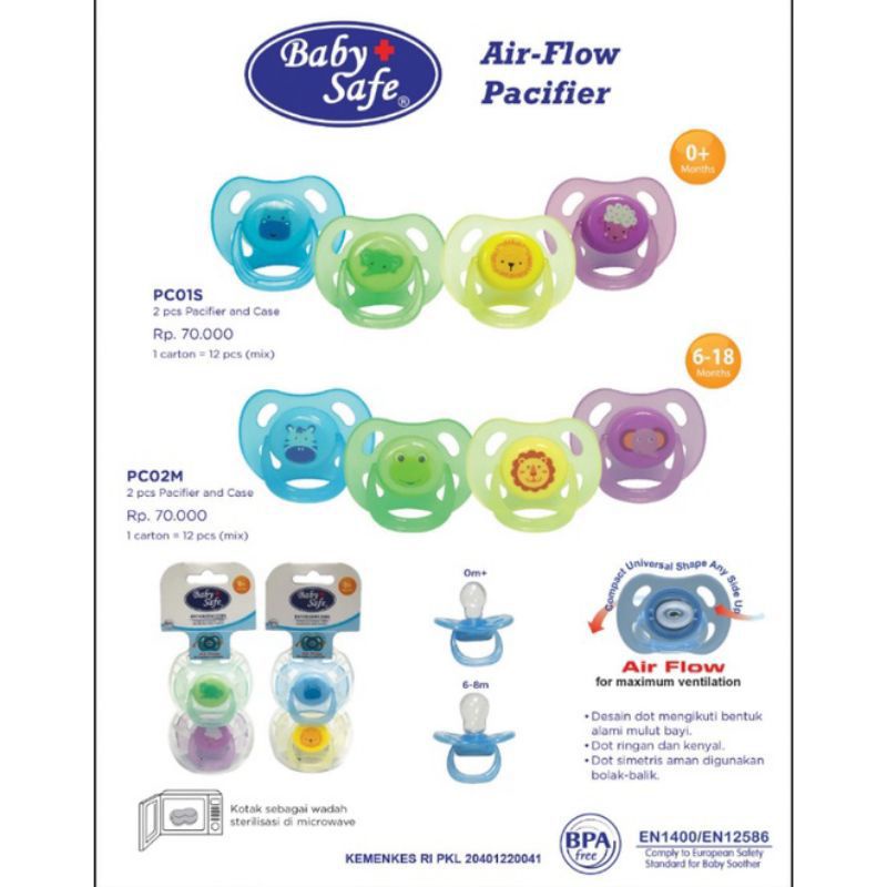 BABY SAFE PACIFIER / EMPENG ANAK / KOMPENG ANAK