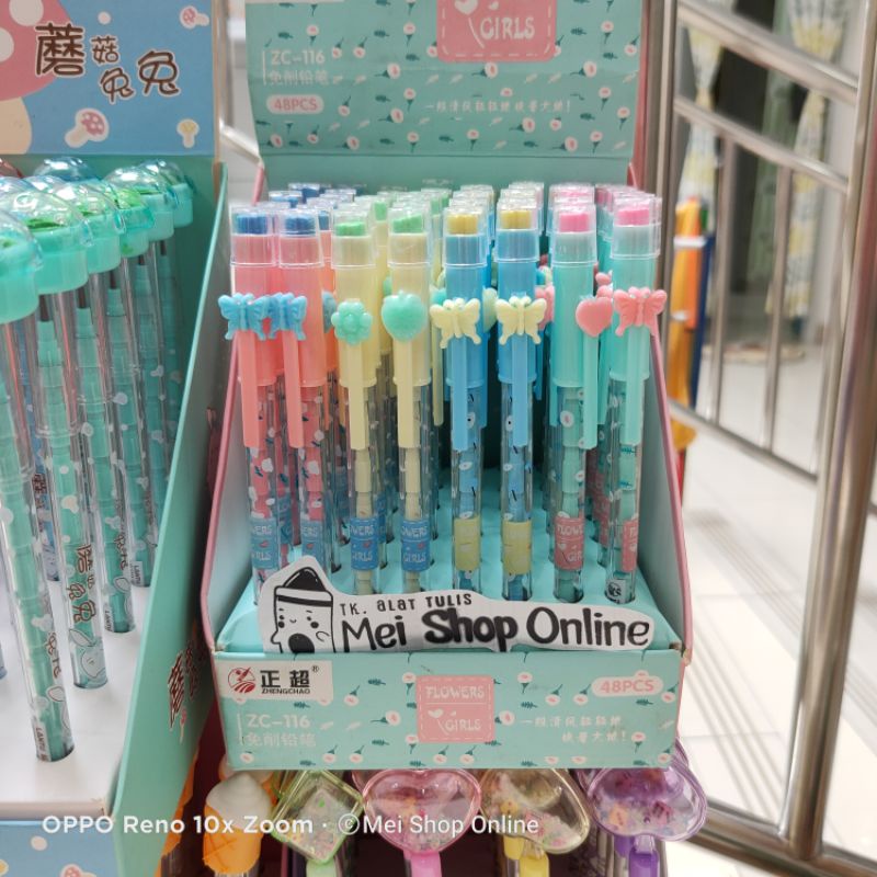 

Pensil lantu candy color super lucu isi 48 pcs