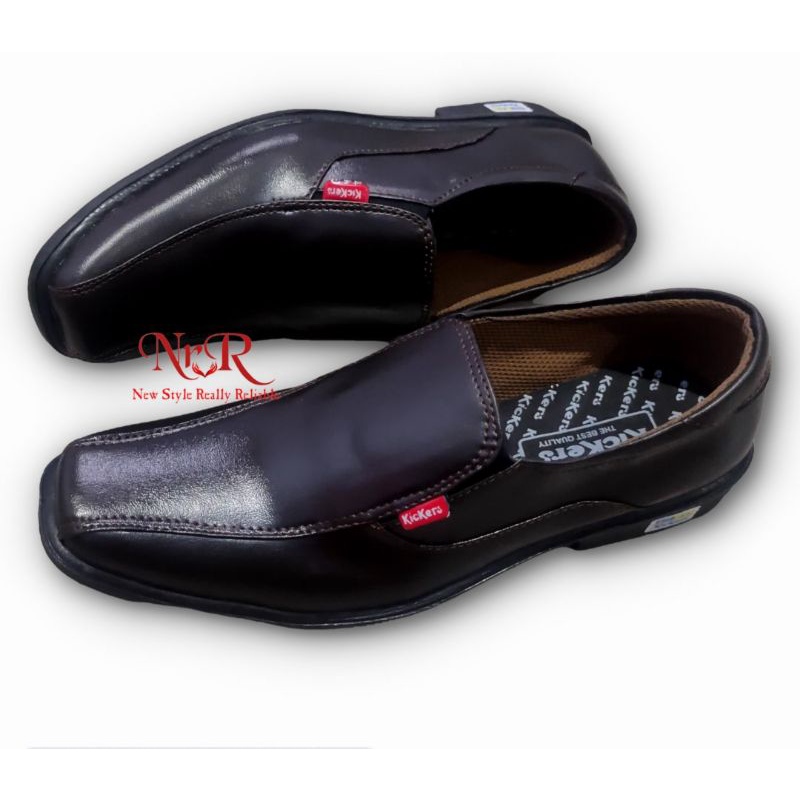 SEPATU SANDAL SELOP PANTOFEL KULIT/SEPATU SENDAL SLOP BUSTONG HITAM PRIA FORMAL DINAS RESMI UKURAN 34 35 36 37 38 39 40 41 42 43 44