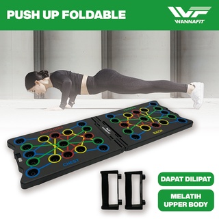 Push Up Board Foldable Alat Bantu Push Up Stand Home Gym Alat Olahraga Fitness