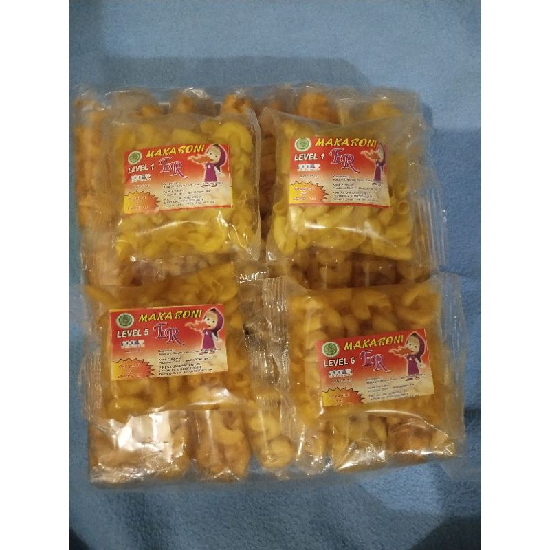 

2Xbtygneal Sakha Snack ) Makaroni Pedas Er Level 1-10 Isi 24 Pcs Versi 15Gram