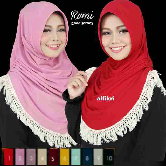 hijab instan Rumi rempel . jilbab instan. terbaru pet antem