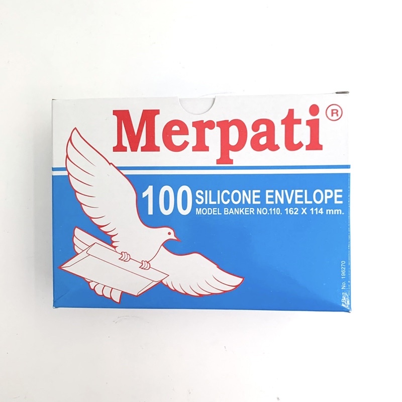 

AMPLOP MERPATI PUTIH 110PPS 162 x 114mm Lem