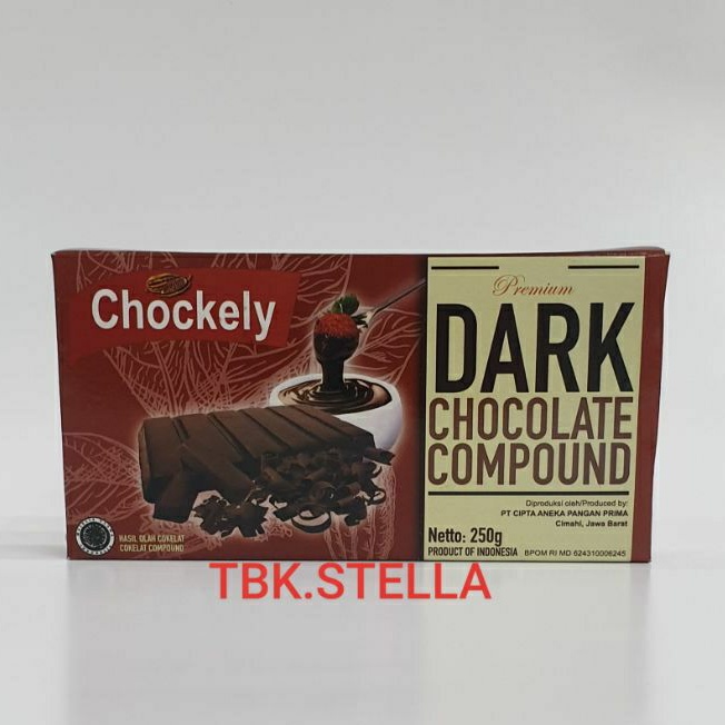 

COKLAT COMPOUND CHOCKELY DARK 250 GR