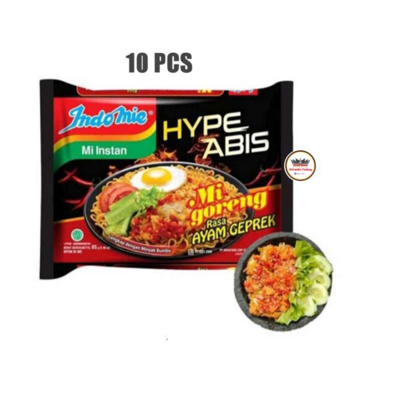 

Indomie HYPE ABIS rasa Ayam Geprek 10 Pcs