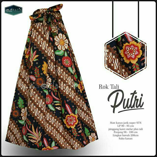ROK TALI BATIK MOTIF CANTIK KATUN JARIK