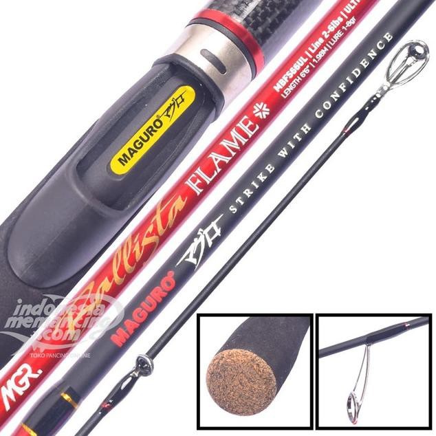 Joran Maguro Ballista Flame MBFS 198 210 cm 662 702 UL 2-6 Lbs Ultra Light Casting Original Murah Be
