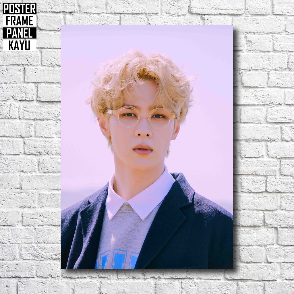 Poster NCT U Kun From Home Resonance Part 1 Frame Kayu Solid A4 KUN003