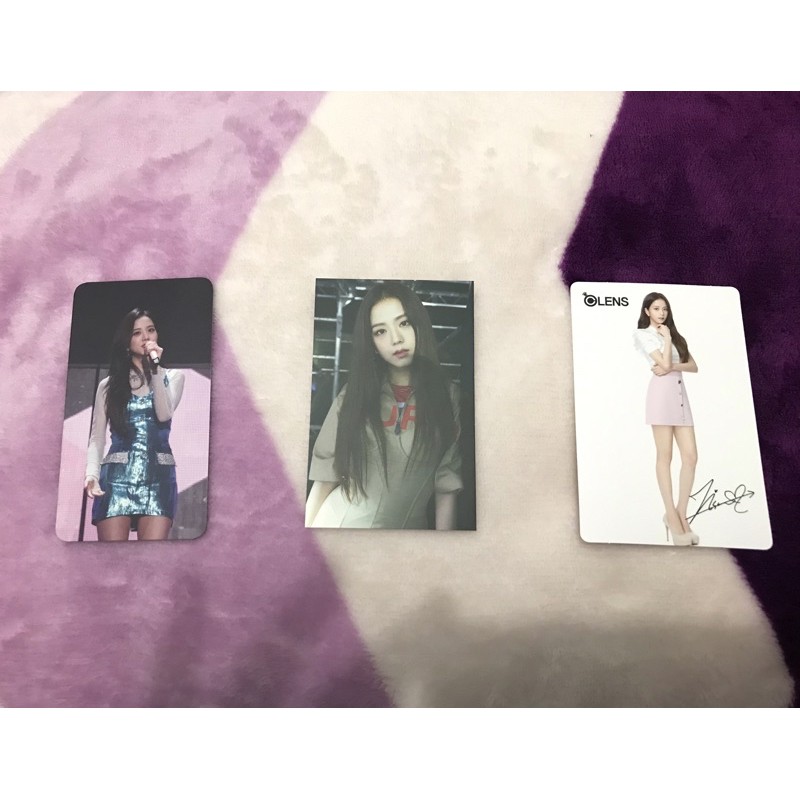 BLACKPINK PHOTOCARD JISOO PC OFFICIAL BLACKPINK 2018 TOUR PRIVATE STAGE OLENS