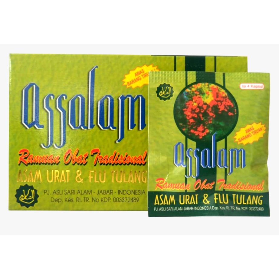 

Herbal Asam Urat Rematik Pegel Linu kapsul ASSALAM