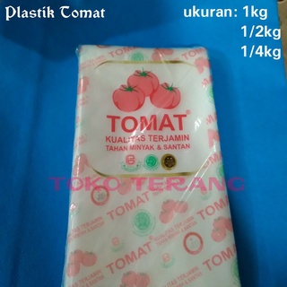 Plastik PE merk Tomat 1kg ½kg ¼kg / Plastik Bening Murah / Plastik Es Mambo / Plastik Es