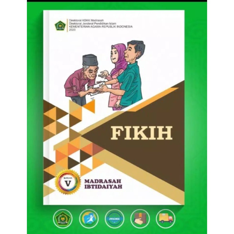 ORI satu paket buku siswa Depag k13 kelas 5 edisi revisi terbaru 2020