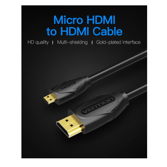 Vention Kabel HDMI to Micro HDMI 2.0 4K UHD 3D Male to Male 1m 1.5m