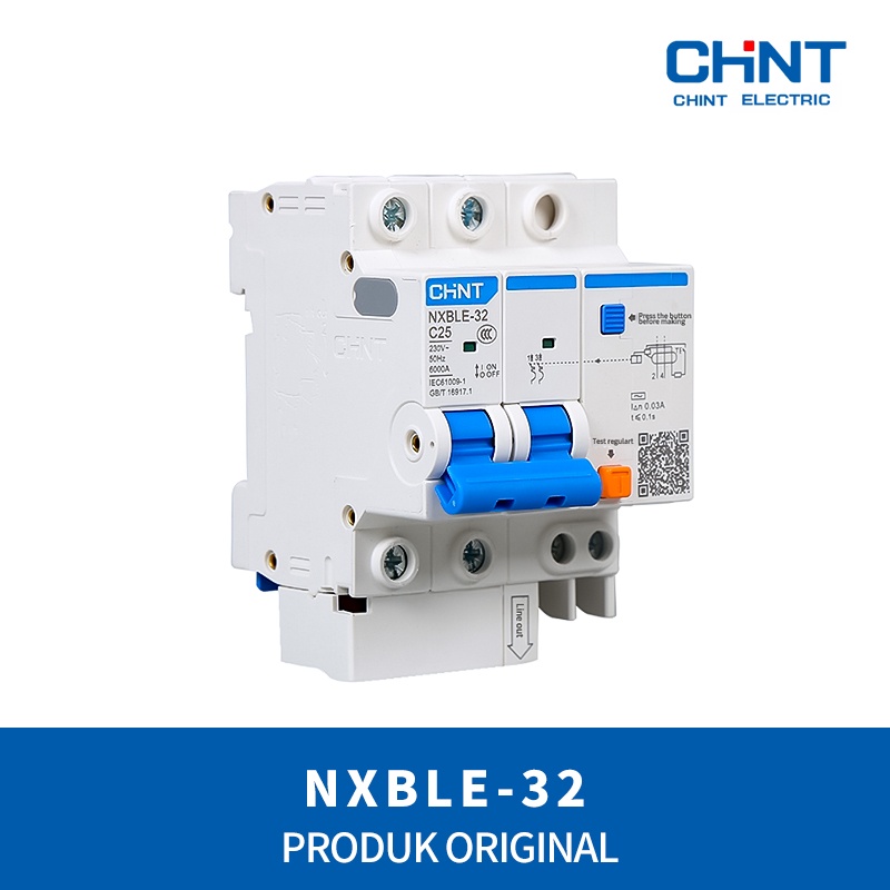 Chint RCBO + MCB Nxble-32 2P 10 16 20 25 32 (A)