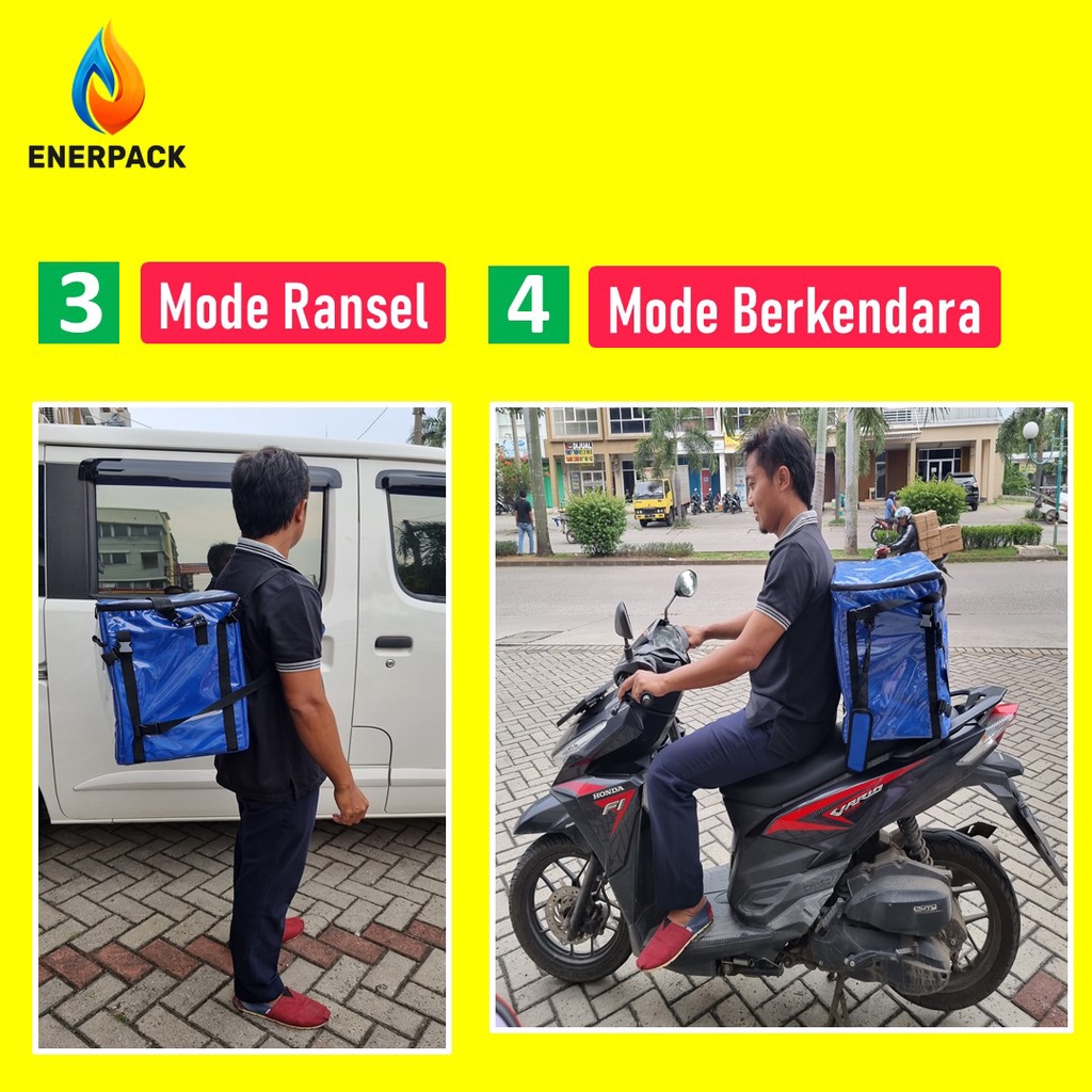 ENERPACK Tas Ojol Kurir Motor - Tas Delivery Bag Makanan EP-F