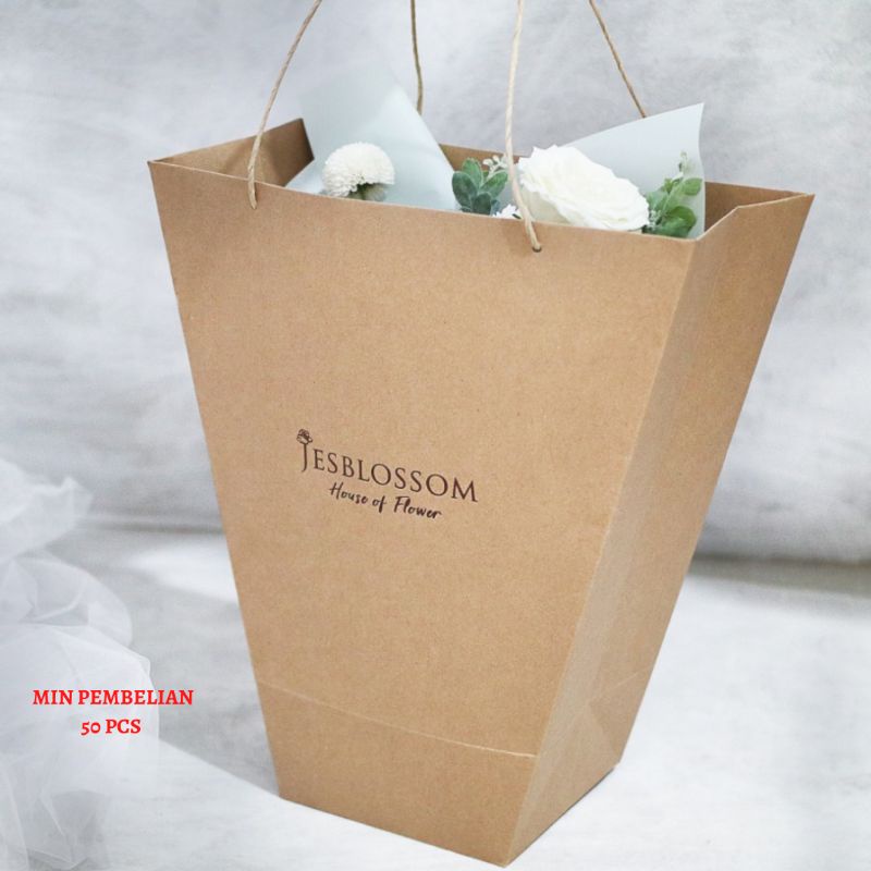 

CUSTOM PAPER BAG BOUQUET / CUSTOM PAPER BAG BUKET BUNGA / CUSTOM PAPER BAG FLORIST