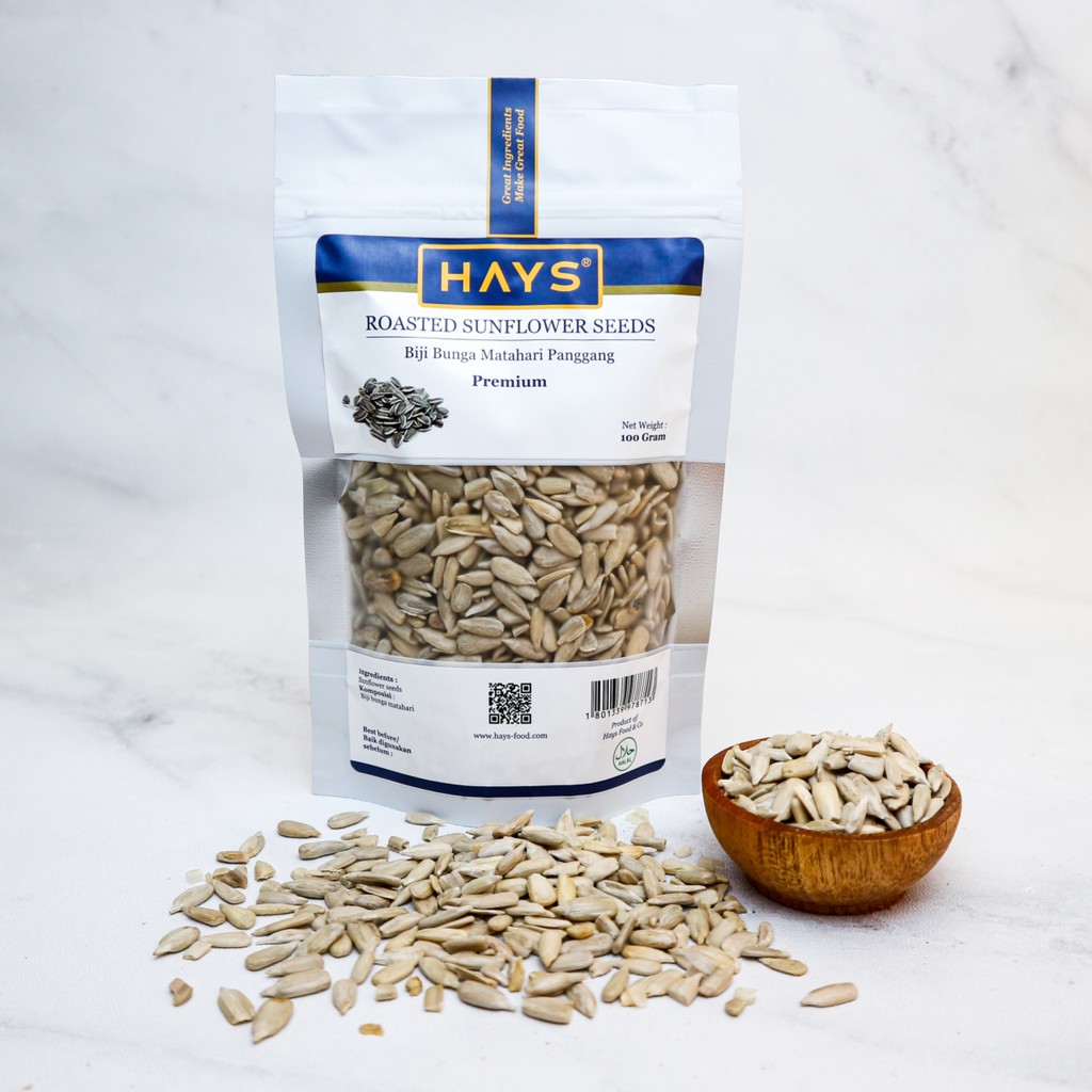 Roasted Sunflower Seeds /  Biji Bunga Matahari Panggang / Kuaci / Kwaci - HAYS