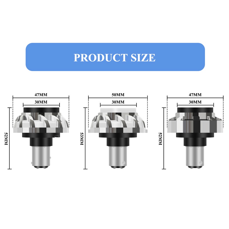 BAY15D 1157 Lampu Stop Rem Belakang LED Mini UNIVERSAL Lampu Stoplamp Merk Projie LED Variasi Motor