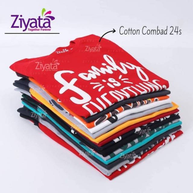 ZIYATA COUPLE KELUARGA KAOS SERAGAM KELUARGA