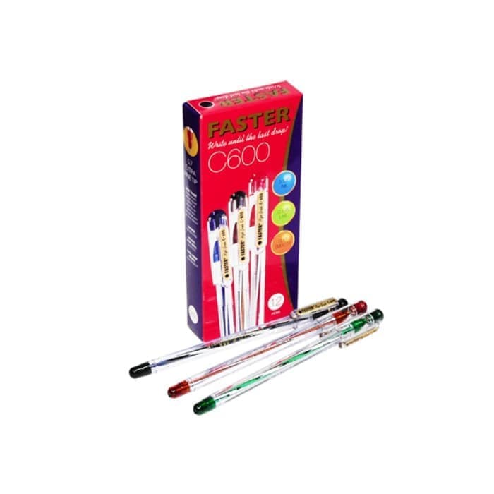 

PULPEN FASTER C-600 (TUTUP)|ATK|PEN|BALLPOINT|STATIONERY|ALAT TULIS