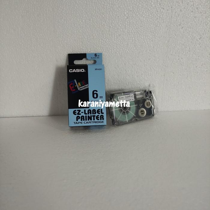 

PROMO! Casio xr6we1 ez black on clear |Kalkulator