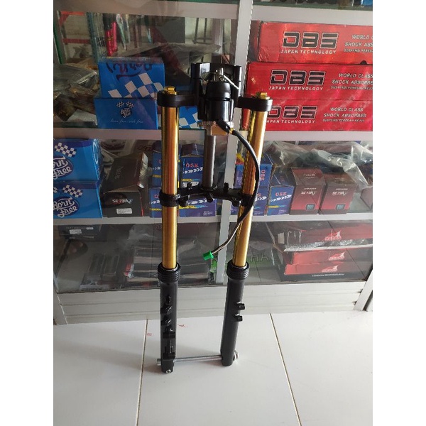 SHOCK SKOK DEPAN NINJA AS GOLD SET KONTAK SET RAISER CBR PNP CB GL MP TIGER MERK MOS