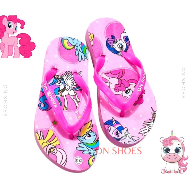 Sandal Jepit Anak Perempuan Murah motif Kudaponi Fanta New Circle