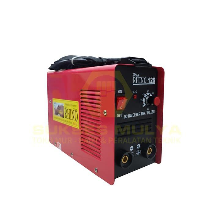 Promo Mesin Las Black Rhino MMA-125 Trafo Las accessories Berkualitas