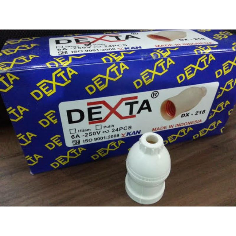 Fitting Fiting Lampu Gantung Putih E27 DEXTA DX-218